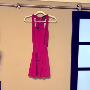 Magenta party dress